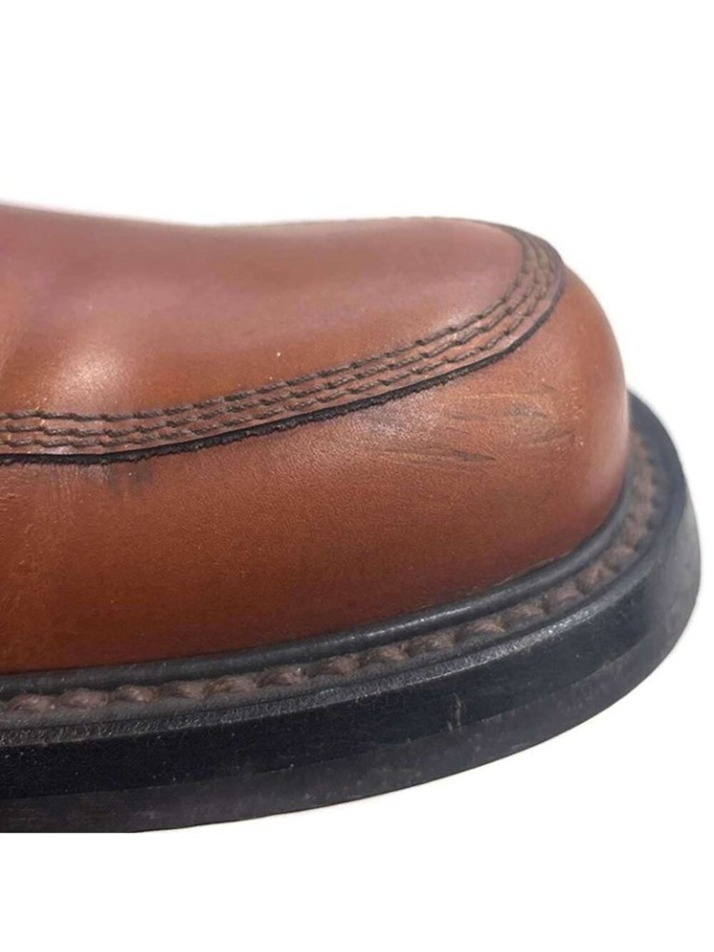 Prada Leather Loafer Shoes Brown - Picture 8 of 10